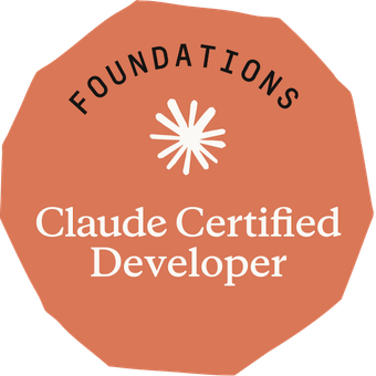 Claude Certified Developer – Foundations badge (Anthropic)