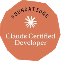 Claude Certified Developer – Foundations badge (Anthropic)