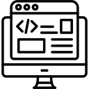 Icon for web development service